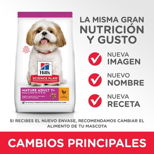 Hill's Science Plan Mature Adult 7 Small & Mini Cibo Secco per Cani con Pollo - 3 kg