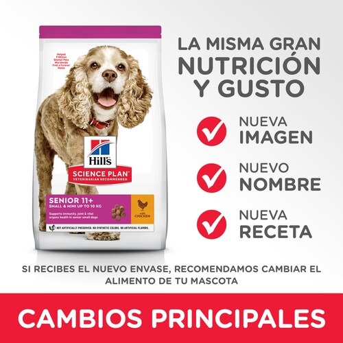 Hill's Science Plan Senior 11 Small & Mini Cibo Secco per Cani con Pollo - 1,5 kg