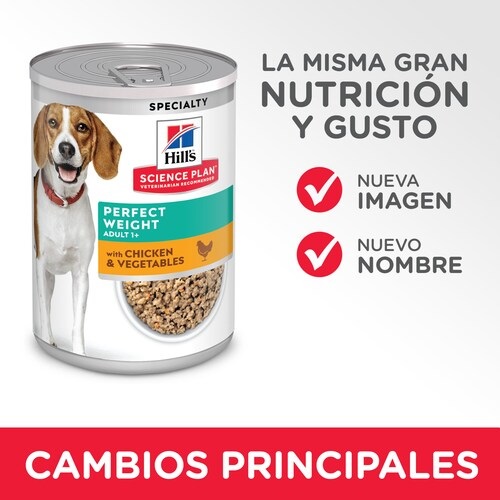 Hill's Science Plan Perfect Weight Cibo Secco per Cani Adulto con Pollo e Verdure - 363 g