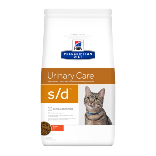 Hill's Prescription Diet s/d Urinary Care Cibo Secco per Gatti con Pollo - 1,5 kg