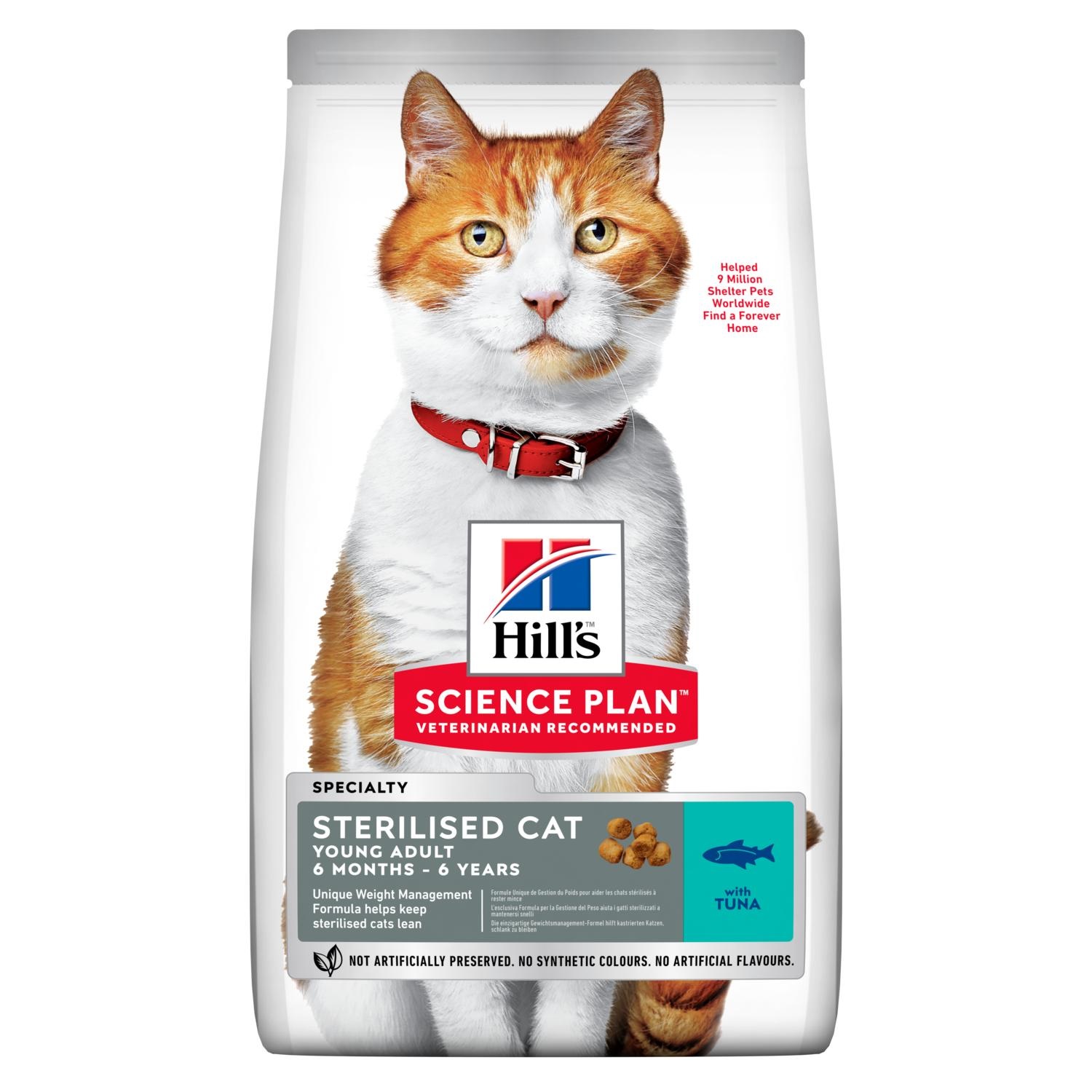 Hill's Science Plan Cibo Secco per Gatti Sterilizzati Adulto al Pollo - 1,5 kg