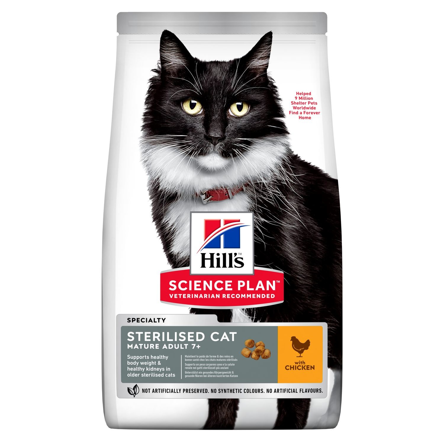 Hills 604133 cibo secco per gatti 1,5 kg Pollo, Manzo