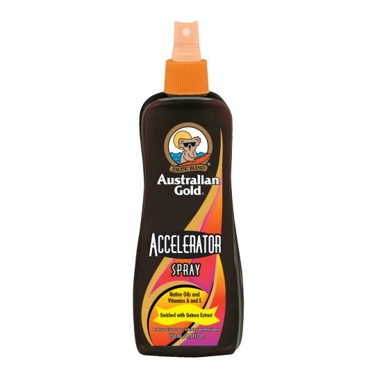 Australian Gold Dark Tanning Accelerator Lozione Super-Abbronzante 250 ml con Vitamine A ed E