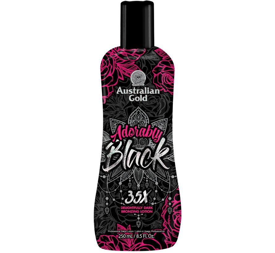 Australian Gold Adorably Black Crema Solare Autoabbronzante 250 ml - Stimola Collagene e Intensifica Abbronzatura 35X