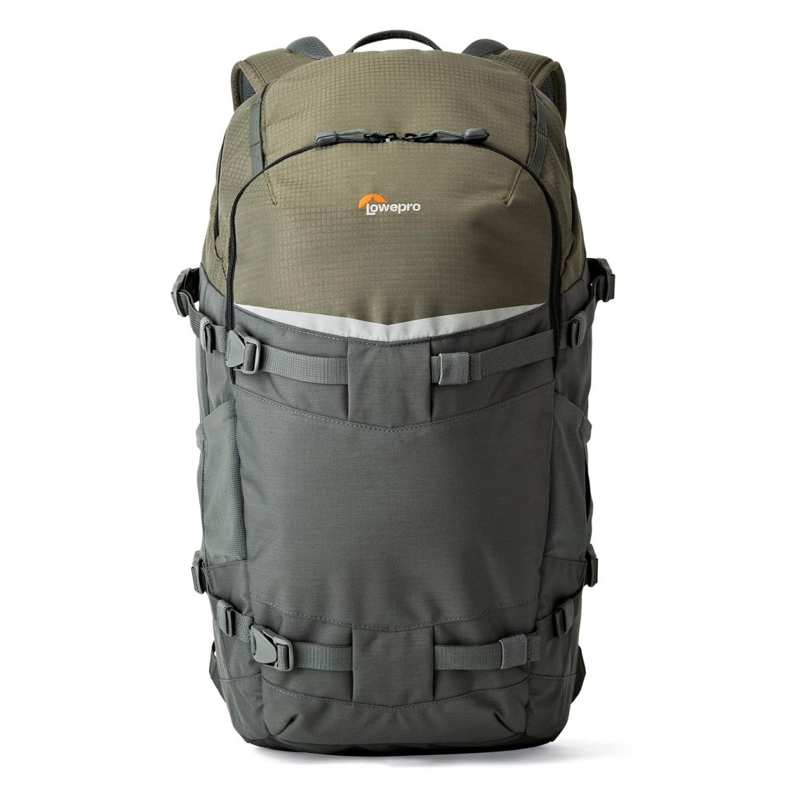 Lowepro Flipside Trek BP 450 AW Zaino Verde e Grigio per Fotografia Outdoor, Capacità 21 Litri
