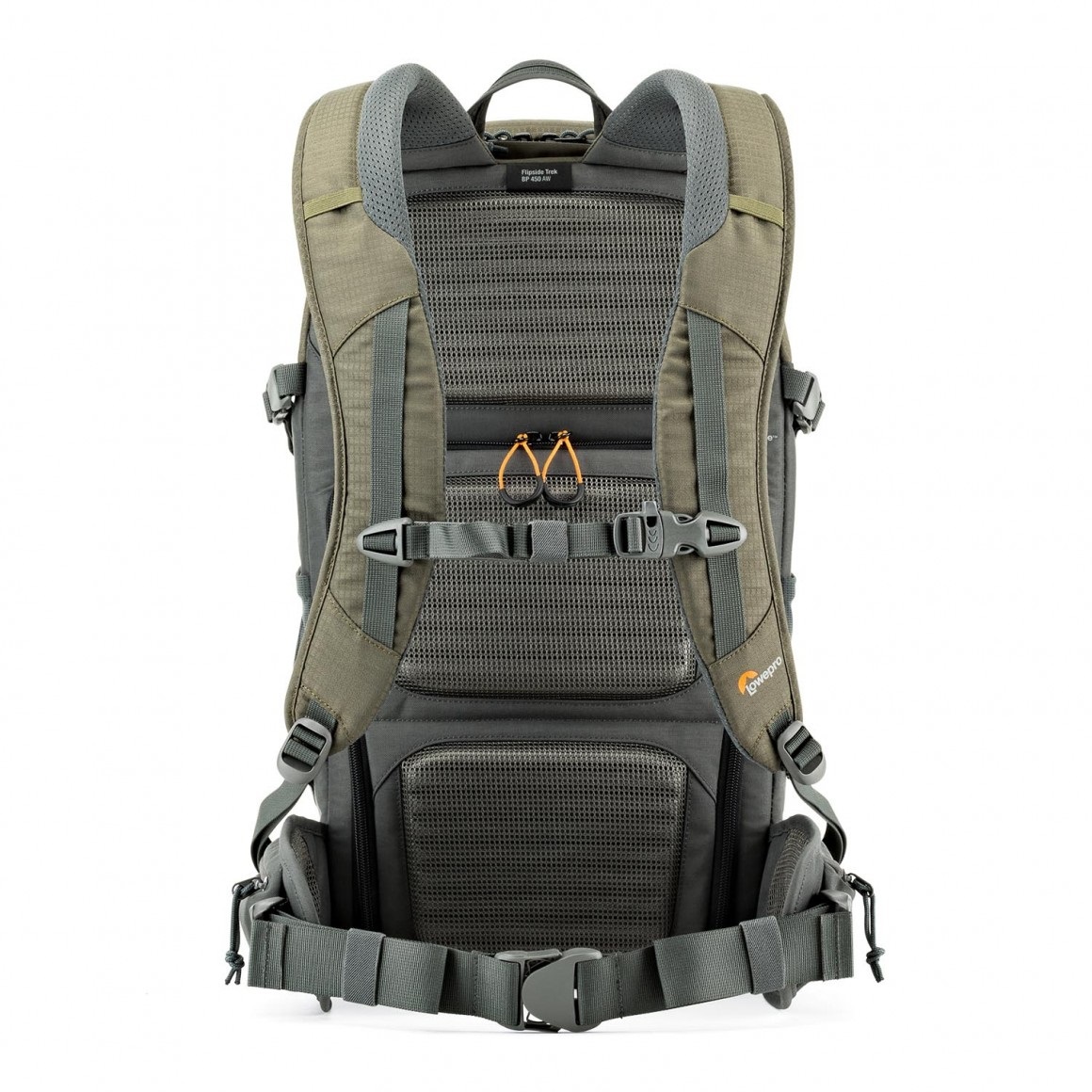 Lowepro Flipside Trek BP 450 AW Zaino Verde e Grigio per Fotografia Outdoor, Capacità 21 Litri