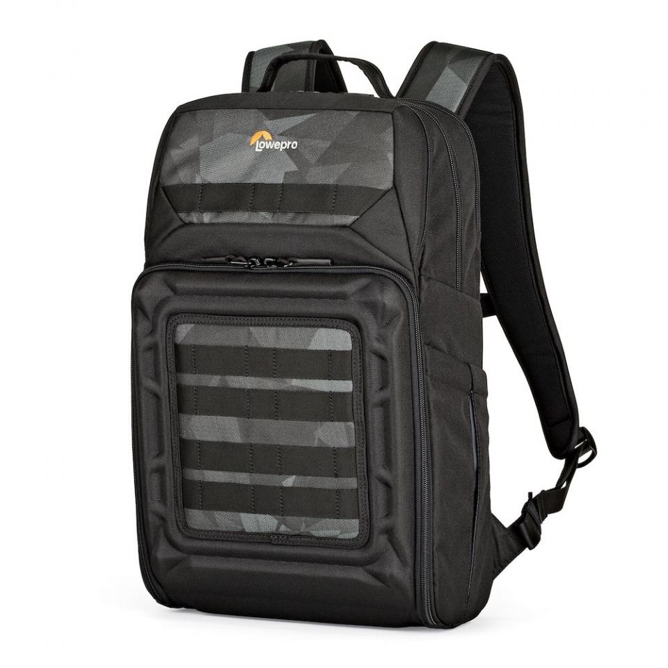 Lowepro DroneGuard BP 250 Zaino Nero/Grigio/Mimetico per DJI Mavic Pro e Mavic Air con Guscio Rigido e Tasca CradleFit™