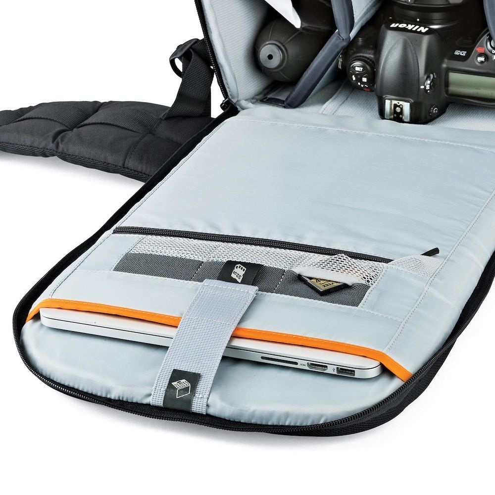 Lowepro Flipside 500 AW II Zaino Fotografico Nero - Capacità per Reflex e Obiettivi, Design Moderno