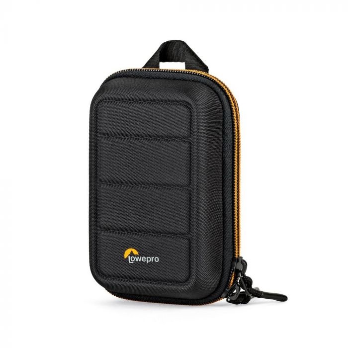 Lowepro Hardside CS 40 - Custodia per fotocamera, action cam e fotocamera a 360 gradi, disponibile in Nero e Nero/Arancione