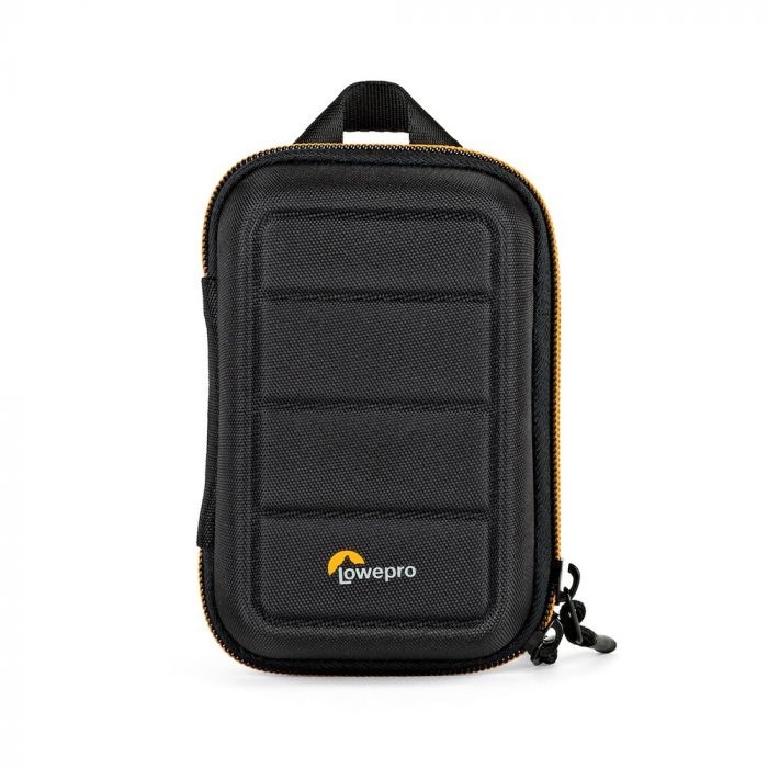 Lowepro Hardside CS 40 - Custodia per fotocamera, action cam e fotocamera a 360 gradi, disponibile in Nero e Nero/Arancione
