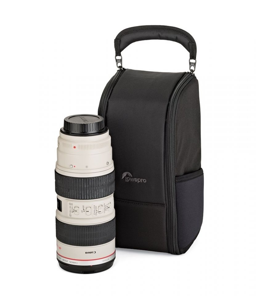 Lowepro LP37178 Protactic Exchange 200 AW - Borsa Professionale per Obiettivi, Nero, Poliestere, Capacità per 2 obiettivi fino a 70-200 f/2.8