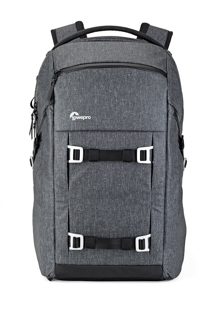 Lowepro FreeLine BP 350 AW Zaino Nero - Nylon 66, Sistema QuickShelf, Doppio Accesso Laterale