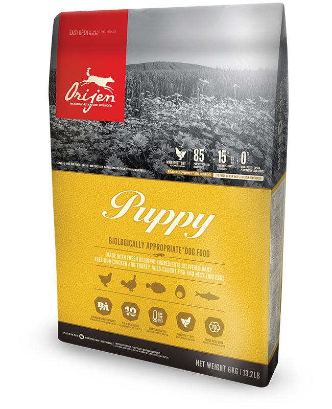 Orijen Puppy 2 kg - Cibo Secco Senza Cereali per Cuccioli, Alto Contenuto Proteico con Carne Fresca e Pesce