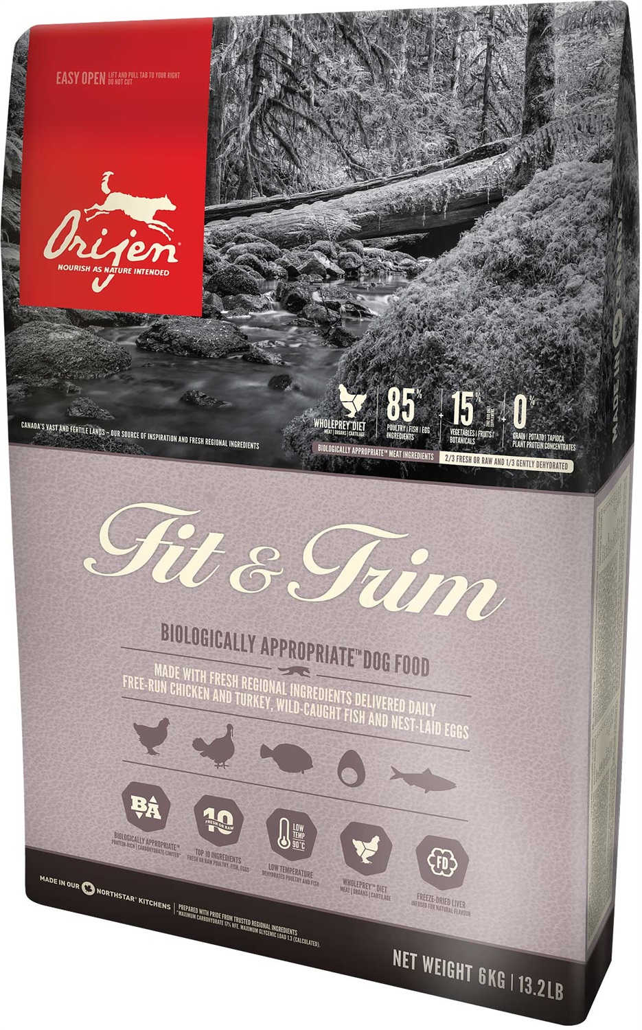 Orijen Fit&Trim 11,4 kg Adulto Pollo, Pesce, Tacchino