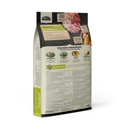 Acana Highest Protein Grasslands Cibo Secco per Cani 6 kg - Senza Cereali, Con Carne di Anatra e Agnello