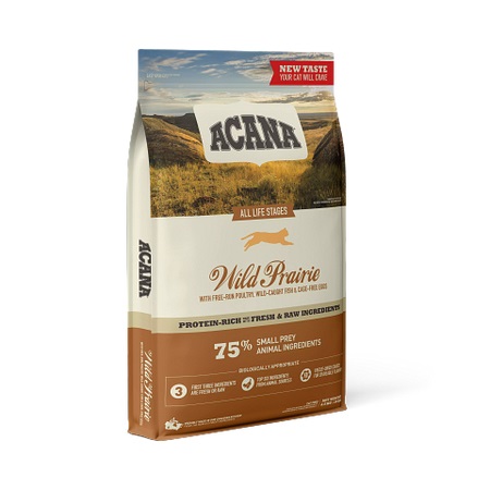 Acana Wild Prairie Cibo Secco per Gatti 1,8 kg - Pollo, Tacchino e Pesce, Senza Cereali, Ricco di Proteine