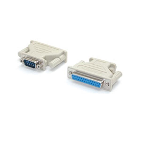 StarTech.com Adattatore Seriale DB9 a DB25 M/F - Colore Beige, Convertitore 9 pin a 25 pin, Facile da Installare