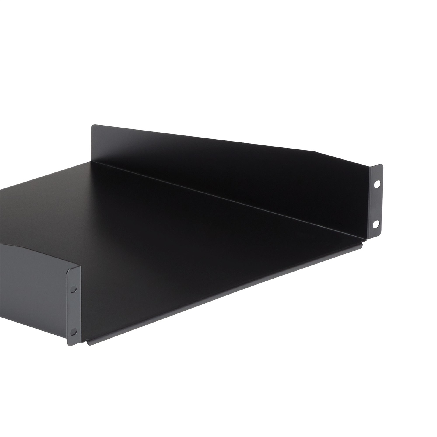 StarTech.com Scaffale Server Rack 2U Universale 19 in Acciaio Nero - Capacità 20 kg e Vassoio Profondo 41 cm