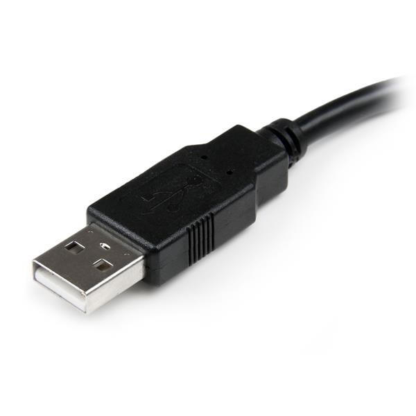 StarTech.com Cavo di estensione USB 2.0 da 15 cm A ad A - M/F, Nero, Spedizione Gratuita