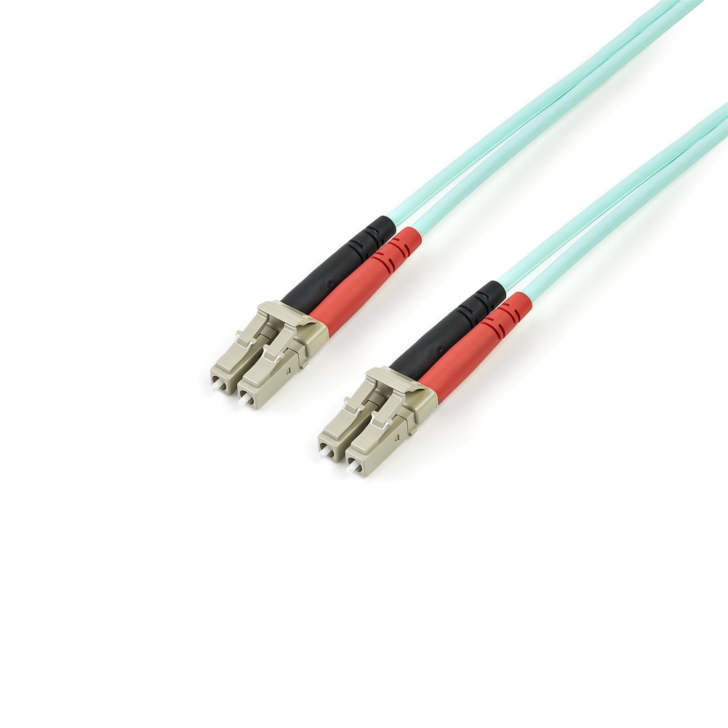 StarTech.com Cavo in Fibra Ottica Multimodale LC-LC UPC OM3 50/125µm 2 m Full Duplex LSZH - Fino a 100 Gbps, Bassa Perdita <0.3 dB