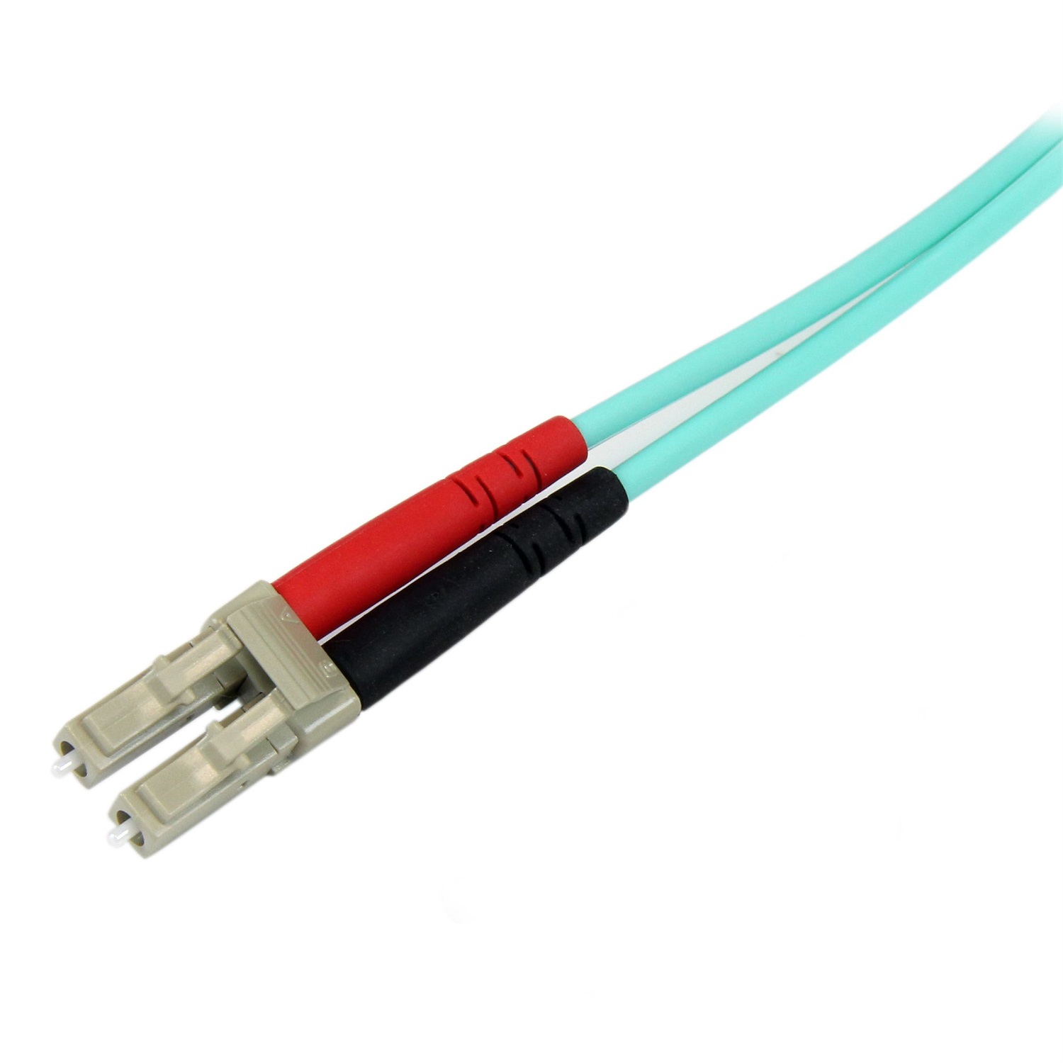 StarTech.com Cavo patch duplex LSZH fibra multimodale 50/125µm 2 m 10 Gb Aqua LC-SC - Full Duplex, OM3, Bassa Perdita di Inserzione