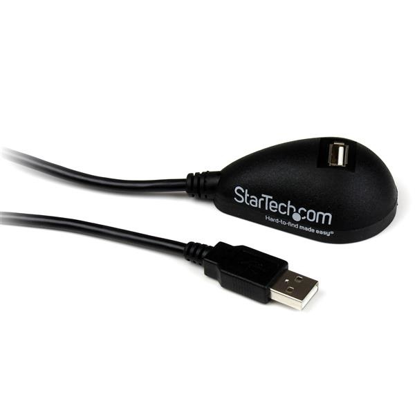StarTech.com Cavo di Prolunga USB 2.0 per Desktop 1,5 m - A Maschio ad A Femmina, Velocità fino a 480 Mbit/s, Colore Nero
