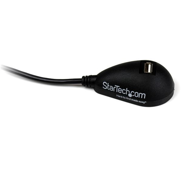 StarTech.com Cavo di Prolunga USB 2.0 per Desktop 1,5 m - A Maschio ad A Femmina, Velocità fino a 480 Mbit/s, Colore Nero