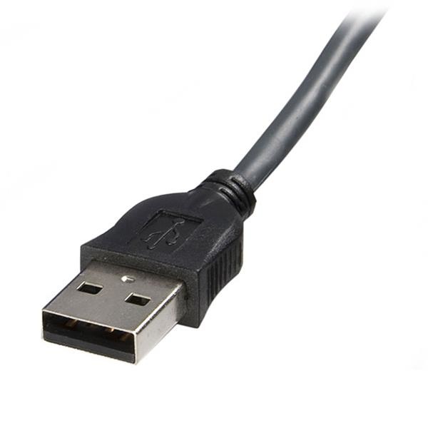 StarTech.com Cavo KVM ultra-sottile VGA USB 2 in 1 1,8 m - Nero, Maschio/Maschio, 189 g