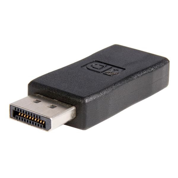StarTech.com Adattatore da DisplayPort a HDMI - Convertitore Video Compatto DP/HDMI 1080p - Certificato VESA - Cavo Adattatore Passivo DP 1.2 a HDMI per Monitor/Display/TV, Nero