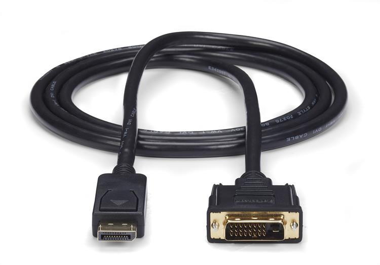 StarTech.com Cavo DisplayPort a DVI-D 1,8 m - Maschio/Maschio, Fino a 1080p e 4K, Convertitore Video Passivo