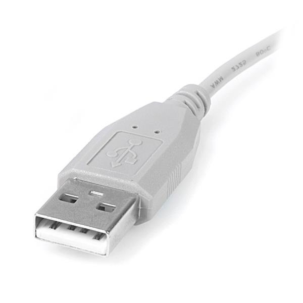 StarTech.com Cavo Mini USB 2.0 15.2 cm - A a Mini B, USB 2.0, Maschio/Maschio, Grigio