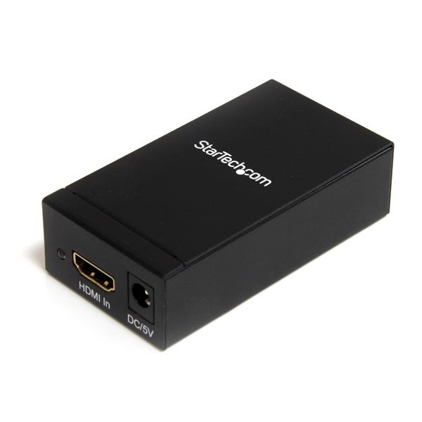 StarTech.com Convertitore attivo da HDMI o DVI a DisplayPort - Nero, Acciaio, Risoluzione 1920 x 1200 Pixel, Compatibile con HDMI e DVI