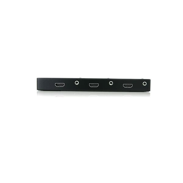 StarTech.com Sdoppiatore video HDMI ad alta velocità a 2 porte e amplificatore di segnale (ST122HDMI2) - 1920 x 1200 Pixel, Nero, Acciaio, 15 m