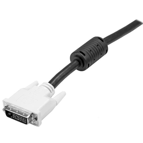 StarTech.com Cavo DVI-D Dual Link 10 m - Maschio/Maschio, 25 pin, Nero/Bianco