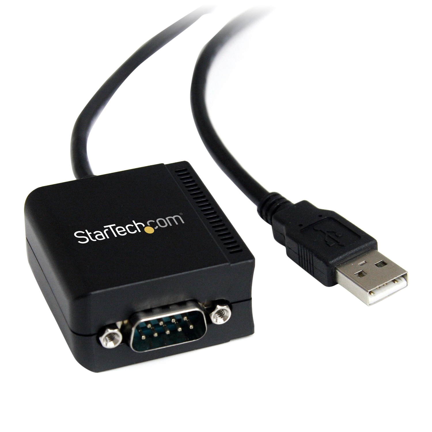 StarTech.com Cavo Adattatore USB FTDI RS-232 a Seriale 1 Porta con Isolamento Ottico - 2,5 m, Nero