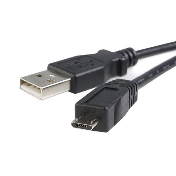 StarTech.com Cavo di Sincronizzazione e Ricarica USB 2.0 a Micro USB - Cavo per Smartphone e Tablet A a Micro B da 1 m, Maschio/Maschio, Nero, Fino a 480 Mbps