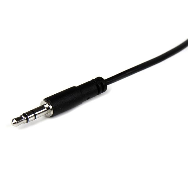 StarTech.com Cavo audio di prolunga stereo slim 3,5 mm 1 m M/F - Cavo prolunga per cuffie