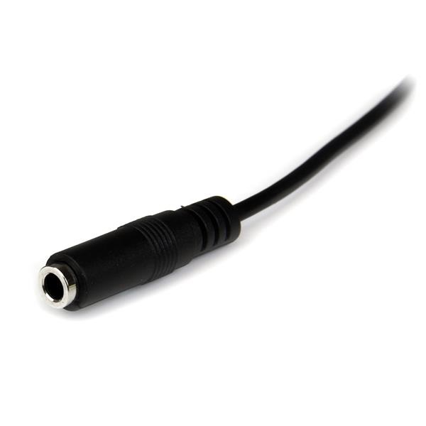 StarTech.com Cavo audio di prolunga stereo slim 3,5 mm 1 m M/F - Cavo prolunga per cuffie