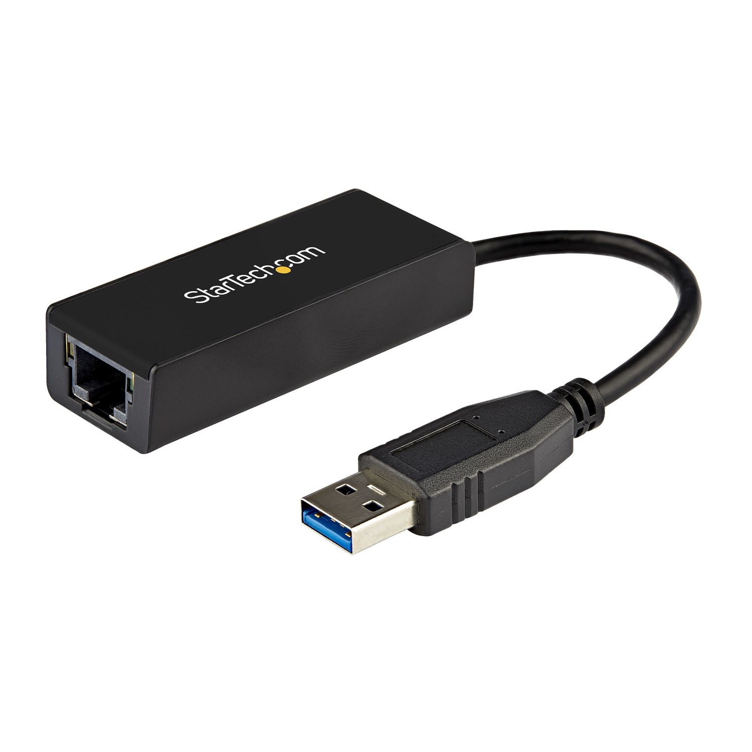StarTech.com Adattatore USB 3.0 a Gigabit Ethernet RJ45 - Convertitore di rete 10/100/1000 Mbps per Laptop e PC - Alimentato tramite bus USB (USB31000S)