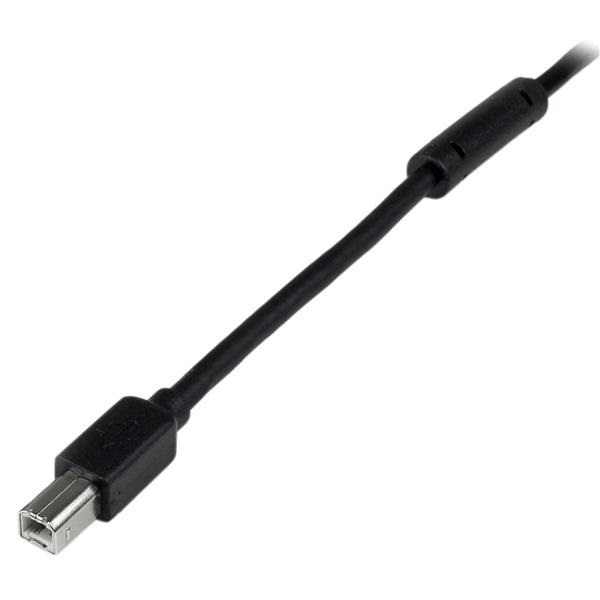 StarTech.com Cavo attivo USB 2.0 A a B da 20 m - M/M, 480 Mbit/s, Completamente schermato, Plug-and-Play