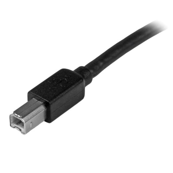 StarTech.com Cavo Active USB 2.0 A a B da 15 m - Maschio/Maschio, 0,48 Gbit/s, Alluminio, Nero