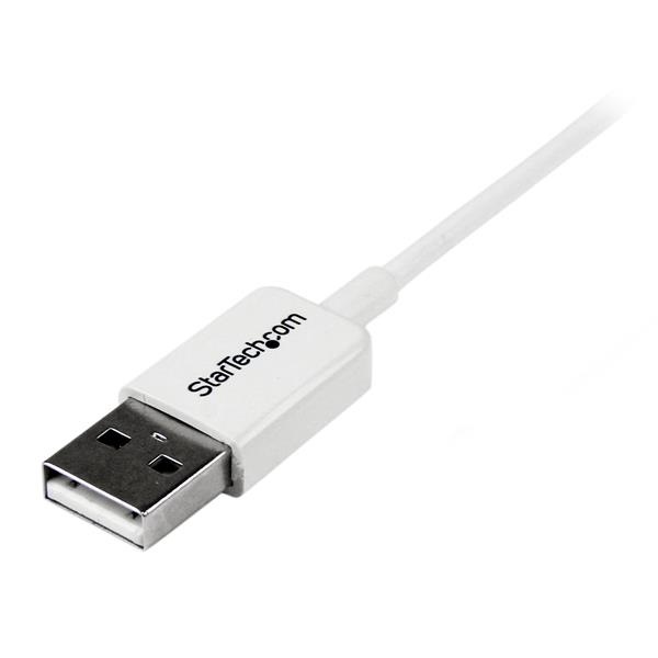StarTech.com Cavo Micro USB Bianco 1 m - USB A a Micro-USB B, Maschio/Maschio, USB 2.0