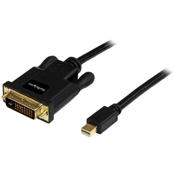 StarTech.com Cavo convertitore adattatore Mini DisplayPort a DVI 91 cm - Risoluzione 1920x1200, Nero, Mini DP maschio a DVI-D maschio