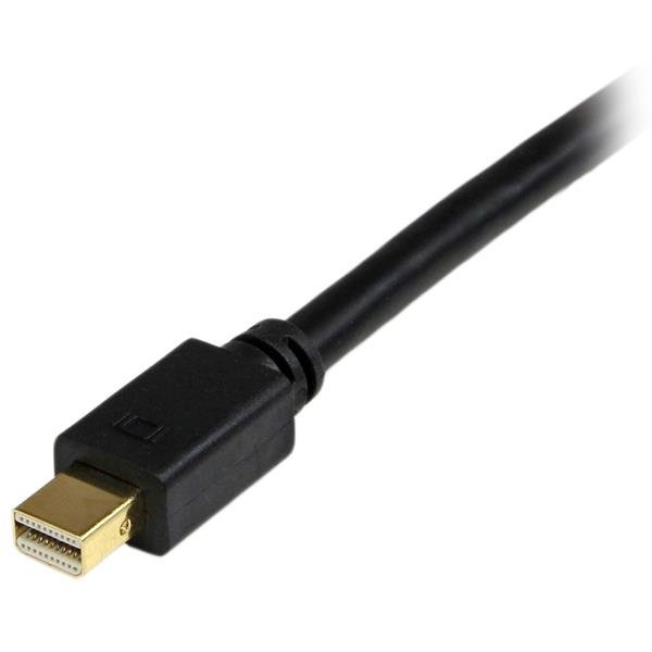 StarTech.com Cavo convertitore adattatore Mini DisplayPort a DVI 91 cm - Risoluzione 1920x1200, Nero, Mini DP maschio a DVI-D maschio