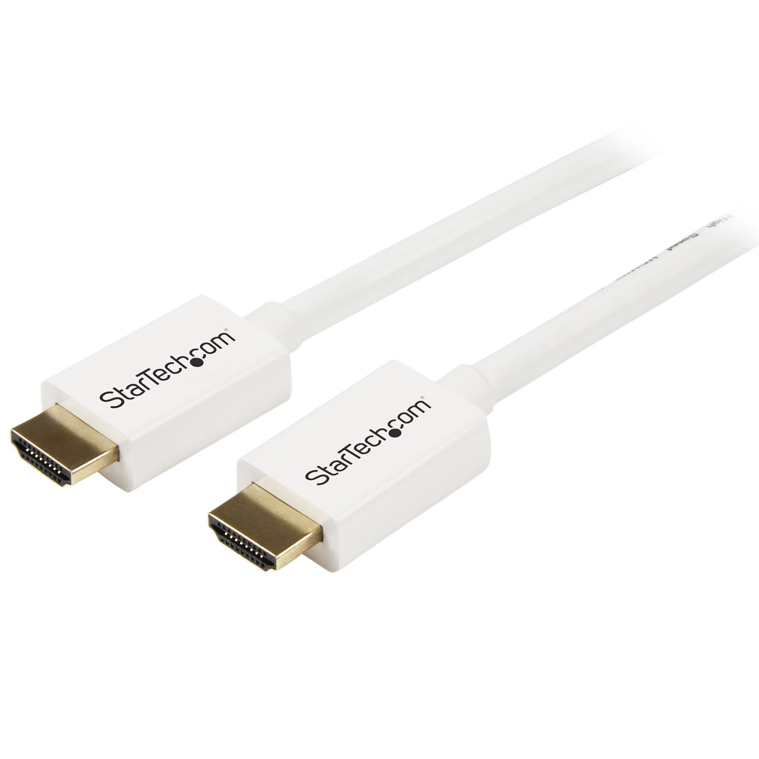 StarTech.com Cavo HDMI ad alta velocità da 5 m - Ultra HD 4k x 2k, CL3 per installazioni a parete, HDMI tipo A M/M, Compatibile 3D e ARC, Bianco