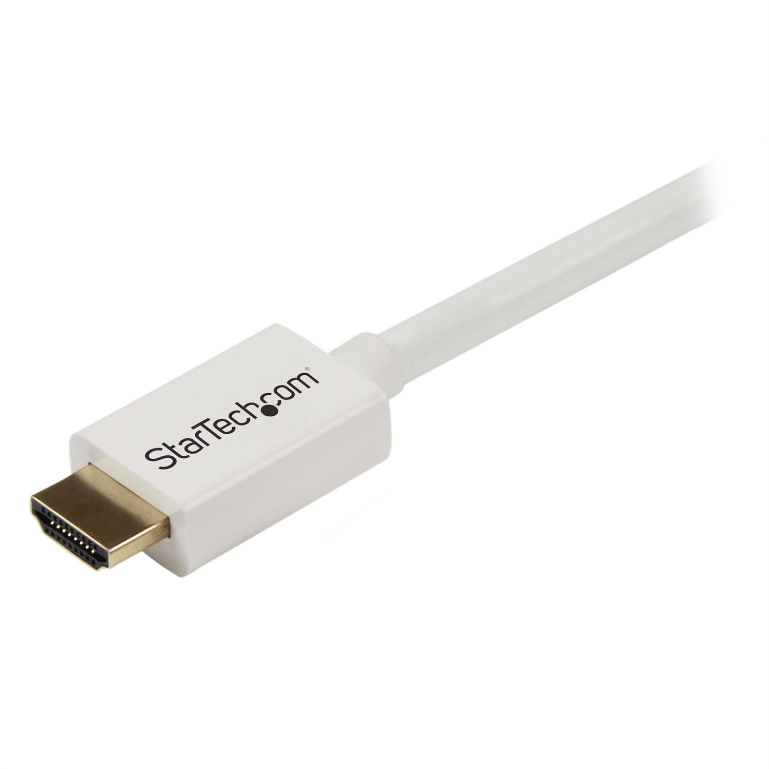 StarTech.com Cavo HDMI ad alta velocità da 5 m - Ultra HD 4k x 2k, CL3 per installazioni a parete, HDMI tipo A M/M, Compatibile 3D e ARC, Bianco