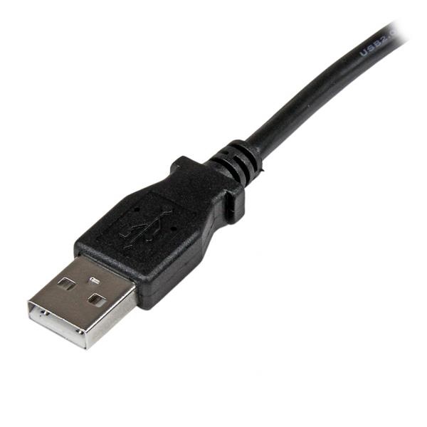 StarTech.com Cavo USB 2.0 A a B con angolare sinistro 1 m - Maschio/Maschio, USBAB1ML