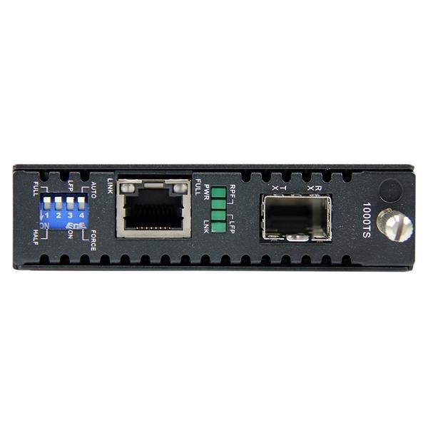 StarTech.com Convertitore multimediale in fibra Gigabit Ethernet con slot SFP aperto (ET91000SFP2) - 1GbE, 1000Base-T, 1000Base-LX, 1000Base-SX, RJ-45 / SFP (mini-GBIC)