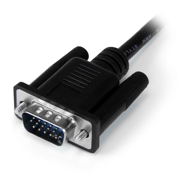 StarTech.com Adattatore Convertitore VGA a HDMI con Audio via USB - Cavo Portatile 1080p, Risoluzione 1920 x 1080, Nero, Chipset Micro Silicon
