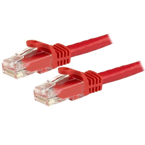 StarTech.com Cavo di rete CAT 6 - Cavo Patch Ethernet RJ45 UTP rosso da 5m antigroviglio con supporto Gigabit e Power-over-Ethernet